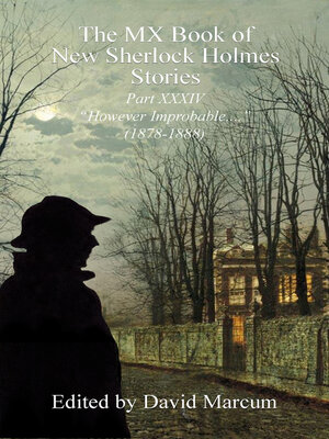 cover image of The MX Book of New Sherlock Holmes Stories, Part XXXIV